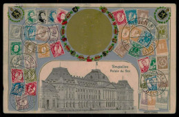 BELGIUM-BRUXELLES-PHILATELIQUE-Palais Du Roi.(Ed. Guggenheim & Co. Nº 18 - 9305/12934)carte Postale - Timbres (représentations)