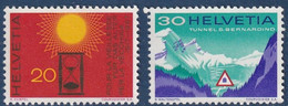Suisse - YT N° 792 Et 793 ** - Neuf Sans Charnière - 1967 - Neufs