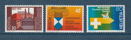 Suisse - YT N° 1030 à 1032 ** - Neuf Sans Charnière - 1977 - Ongebruikt