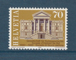 Suisse - YT N° 1102 ** - Neuf Sans Charnière - 1980 - Unused Stamps