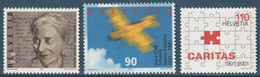 Suisse - YT N° 1671 à 1673 ** - Neuf Sans Charnière - 2001 - Unused Stamps