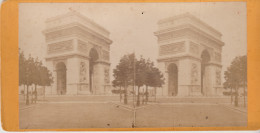 Carte Stéréoscopique 9 Cmx18cm. PARIS. PLACE DE L' ETOILE - Markten, Pleinen