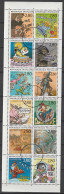 FRANCE 1993 BANDE CARNET NON PLIE OBLITERE(cachet Rond) LE PLAISIR D ECRIRE - BC 2848D (point Entre 1 Et 9 ) - Used Stamps