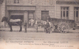 13 / MARSEILLE - 1914 - SERVICE PUBLIC NETTOIEMENT  / CHARRETIER / SECTION N° 21 / COURS PIERRE PUGET - Artigianato