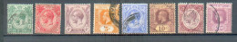 A 256 - Straits Sett. - YT 138 à 145 ° Obli - Straits Settlements