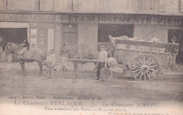 13 / MARSEILLE - 1914 - SERVICE PUBLIC NETTOIEMENT  / CHARRETIER / SECTION N° 30 - Straßenhandel Und Kleingewerbe