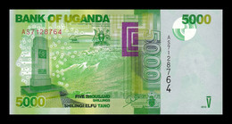 Uganda 5000 Shillings 2013 Pick 51c Sc Unc - Ouganda