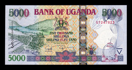 Uganda 5000 Shillings 2008 Pick 44c Sc Unc - Uganda