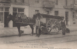 13 / MARSEILLE - 1914 - SERVICE PUBLIC NETTOIEMENT  / CHARRETIER / SECTION N°32 / PROMENADE CORNICHE - Petits Métiers