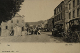 Han Sur Lesse (Rochefort) Les Hotels (animee) Ca 1900 - Andere & Zonder Classificatie