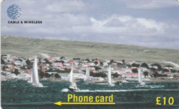 PHONE CARD FALKLAND (E59.22.6 - Isole Falkland