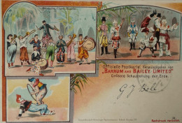 Circus // Barnum & Bailey (Europe Tour) Litho Card  1901 - Zirkus