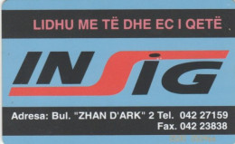 PHONE CARD ALBANIA (E60.9.6 - Albanien