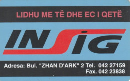 PHONE CARD ALBANIA (E60.5.2 - Albania