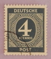 ALLEMAGNE OCCUPATION INTERALLIEE  YT4 OBLITERE  ANNÉE 1946 - Used