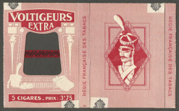Etui Cigares   -  Voltgeurs Extra -  5 Cigares - Regie Francaise Des Tabacs - Prix  3 F 75 - Zigarettenetuis (leer)