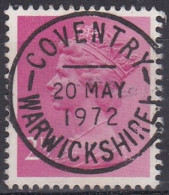 Queen Elizabeth II COVENTRY 20 MAY 1972 WARWICKSHIRE CACHET CONCOURS CENTRAL - Usati