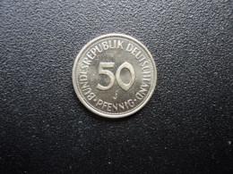 RÉPUBLIQUE FÉDÉRALE  ALLEMANDE : 50 PFENNIG   1975 J    KM 109.2     SUP+ - 50 Pfennig