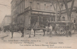 13 / MARSEILLE - 1912 - SERVICE PUBLIC NETTOIEMENT / CHARRETIER / SECTION N° 29 / BOULEVARD D ATHENES / HOTEL DE RUSSIE - Old Professions