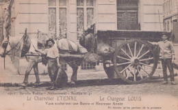 13 / MARSEILLE - 1912 - SERVICE PUBLIC NETTOIEMENT / CHARRETIER / SECTION N° 41 - Petits Métiers