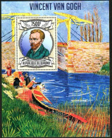 Burundi 2013 Post Impressionist Painter Van Gogh's Paintings,MS MNH - Nuevos