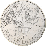 France, 10 Euro, Pays De La Loire, 2012, Paris, FDC, Argent, KM:1881 - France