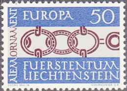 LIECHTENSTEIN  SCOTT NO 400  MNH  YEAR  1965 - Ungebraucht