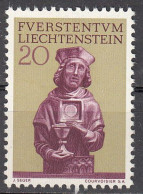 LIECHTENSTEIN  SCOTT NO 417  MNH  YEAR  1966 - Ungebraucht