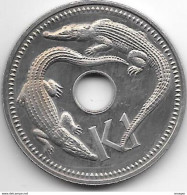 Papau New Guinea 1 Kuna 1975  Km 6  Unc - Papuasia Nuova Guinea