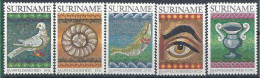 1983 SURINAM 890-94** Mosaïques - Suriname