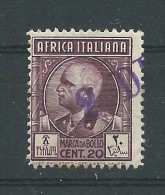 MARCA DA BOLLO/REVENUE- COLONIE AFRICA ORIENTALE ITALIANA  Cent.20 - Afrique Orientale Italienne