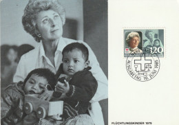 Croix Rouge Du Liechtenstein - 40 Ans De Présidence De La Princesse Gina - Emission Du 10 Juin 1985 - Croix-Rouge
