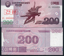 KOREA NORTH P62s 200 WON 2008 Issued 2009      UNC. - Corée Du Nord