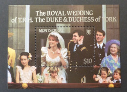 Montserrat 1986 Royal Wedding Mi# Block 37 MNH ** Postfrisch   #6309 - Montserrat