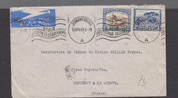 AIRMAILS - SOUTH AFRICA - 1940 - AIRMAIL COVER JO BURG TO FONTENAY LE COMTE  - Luftpost