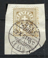 SUISSE Ca.1891: Le ZNr. 58A "Chiffre" Obl. CAD "LOCLE" - Oblitérés