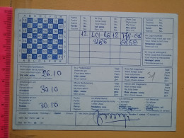 KOV 487-19- Correspondence Chess Fernschach Postcard, PRISTINA - BELGRADE, Schach Chess Ajedrez échecs - Schaken