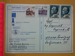 KOV 487-20- Correspondence Chess Fernschach Postcard, - BELGRADE, Schach Chess Ajedrez échecs - Schach