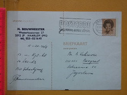 KOV 487-21- Correspondence Chess Fernschach Postcard, HAARLEM- BELGRADE, Schach Chess Ajedrez échecs - Schaken