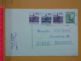 KOV 487-21- Correspondence Chess Fernschach Postcard, PTUJ SLOVENIA - BELGRADE, Schach Chess Ajedrez échecs - Schach