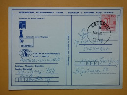 KOV 487-22- Correspondence Chess Fernschach Postcard,- BELGRADE, Schach Chess Ajedrez échecs,  - Schach