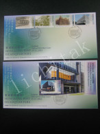 2023 China Hong Kong  HK Past And Present Series: Hongkong Post Headquarters Stamps & S/S FDC Set - FDC