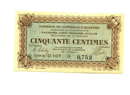 50 Centimes Chambre De Commerce Auxerre NEUF - Chambre De Commerce