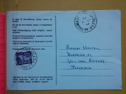 KOV 487-23- Correspondence Chess Fernschach Postcard, SUTTON COLDFIELD - BELGRADE, Schach Chess Ajedrez échecs,  - Chess