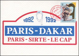 LIBYA 1991 Paris Dakar Rally Bikes (maximum-card) #6 - Motorbikes