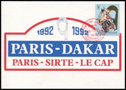 LIBYA 1991 Paris Dakar Rally Bikes (maximum-card) #4 - Motorbikes
