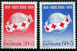 Denmark 1959  Minr.375-76 MNH (** ) Rotes Kreus  ( Lot  A 234 ) - Unused Stamps