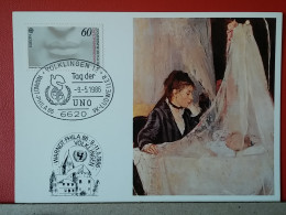 KOV 487-32 - VOLKLINGEN 1986, Internationale Ausstellung Philatelie, UNO 1986, WARNDT PHILA 86, PEINTURE BERTHE MORISOT - Timbres (représentations)