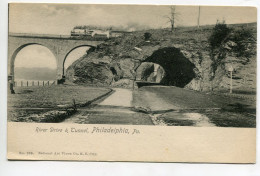 ETATS UNIS PHILADELPHIA Train River Drive Tunnel  1910 Edit National Art Views No 289    D18 2022 - Philadelphia
