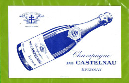 BUVARD : Champagne DE CASTELNAU Epernay Blanc - Liqueur & Bière